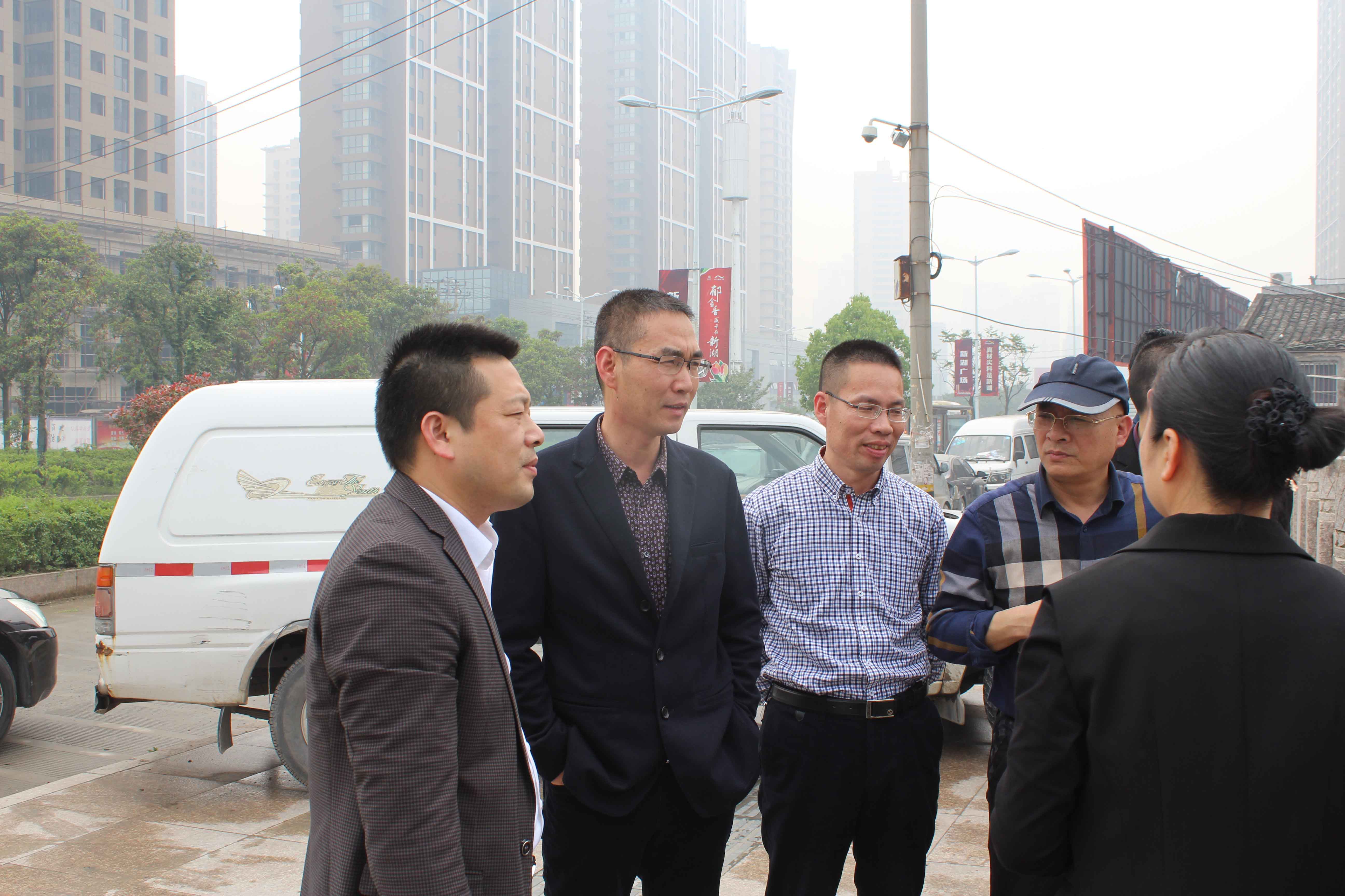 市委常委,纪委书记陈朴顺到莘塍调研工作